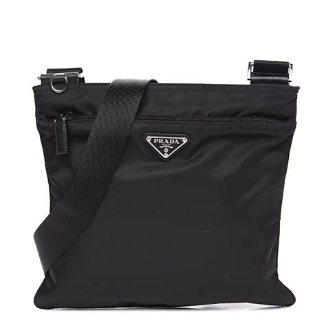 prada flat messenger bag nylon